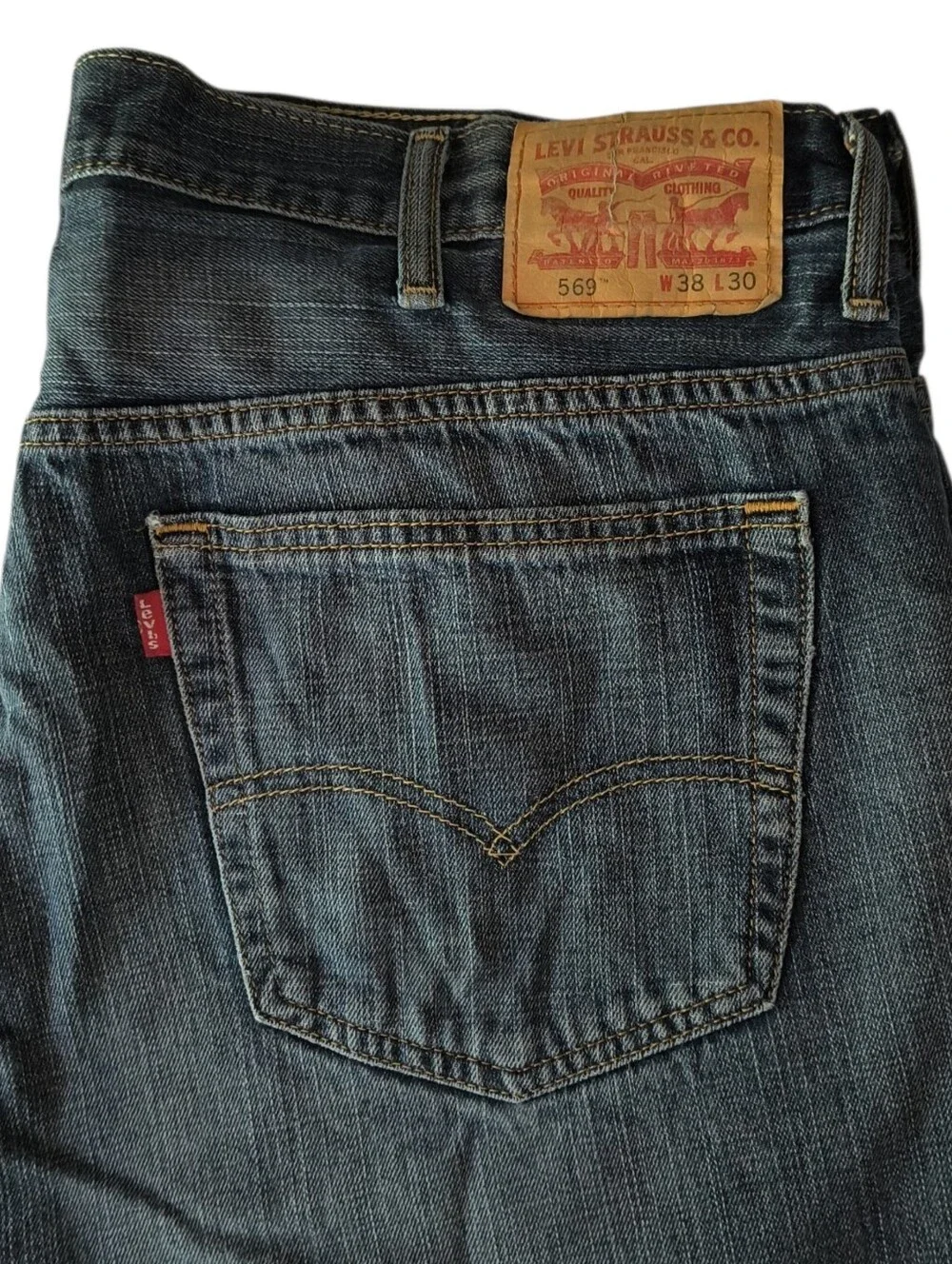 Levi's 569 Relaxed Straight Jeans Size 38